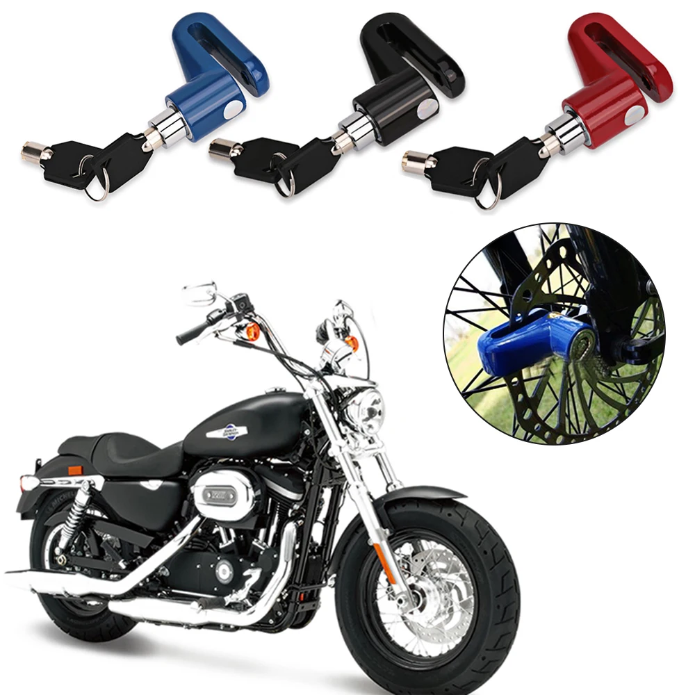 Heavy-Duty Anti-Theft Disc Brake Lock for Motorcycles, Bicycles, and Scooters