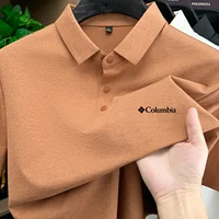 Polo de marque haut de gamme avec broderie classique, manches courtes pour homme, confortable, respirant et décontracté, nouvelle collection été 2026 2