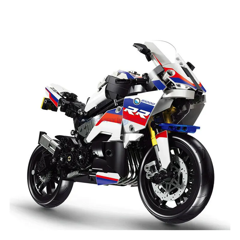 

Road Motorcycle Vehicle MOC 50040 Sport Speed Motorbike Bricks Model Building Blocks High Tech Toy Set Gift for Boys Children