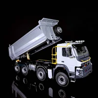 JDM 1/14 RTR Metal Hydraulic RC Dumper Tipper Radio Control Truck 2Speed Differential Axle Car Outdoor Toy For Boys Gift TH18485 1
