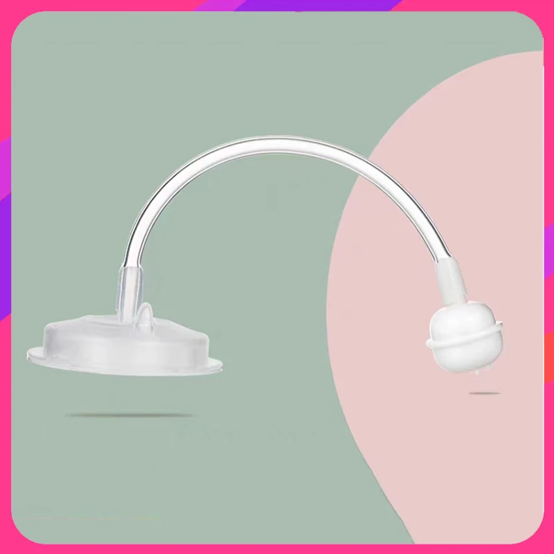 

Baby Fles Stro Vervanging Brede Mond Kaliber Siliconen Voeden Accessoires Leren drinkbekers Stro hoofd Vervangen Accessoire