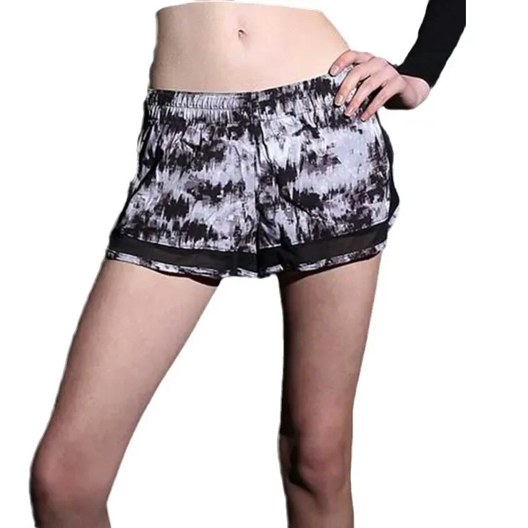 Women's Sporty Mesh Shorts Loose Breathable Running Yoga Fitness Pants Anti-Light Shorts New Model Running Skort