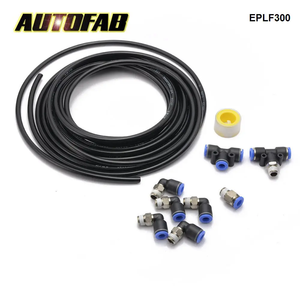 AUTOFABPushLockVacuumFittingKitForTurboWastegateSolenoidBOV