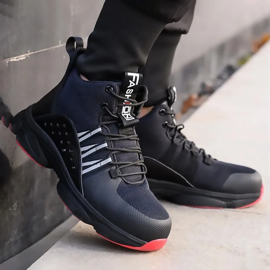 Men Work Safety Shoes Anti-puncture Working Sneakers Male Indestructible Work Shoes Men shoes Lightweight Safety Boots
