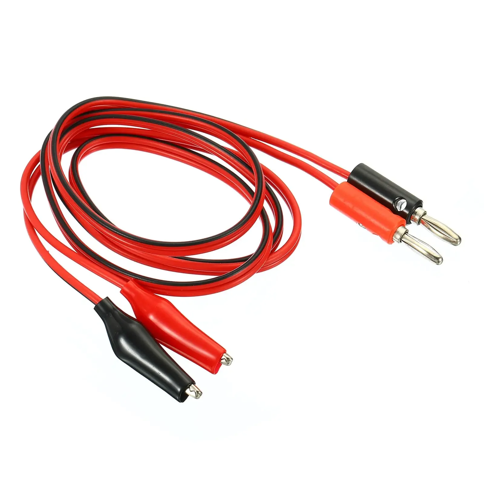 Crocodile clip connecting wire 2-claw design Flexible For voltage testing Suitable for industrial measuring instrumen