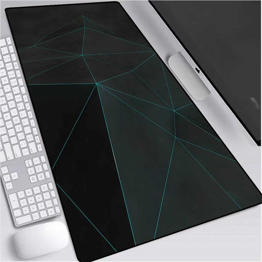 

XGZ Black Irregular Hexagonal Mouse Pad XXL Gamer Laptop Non-Slip Black Mouse Desk Mat Gaming Mouse Pad Gaming Accessories Desks