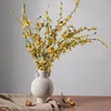 White, Double Eared, with Hanging Ring Decoration, Ceramic Vase, Desktop Flower Arrangement, Hydroponic Vase, Modern Decoration 4