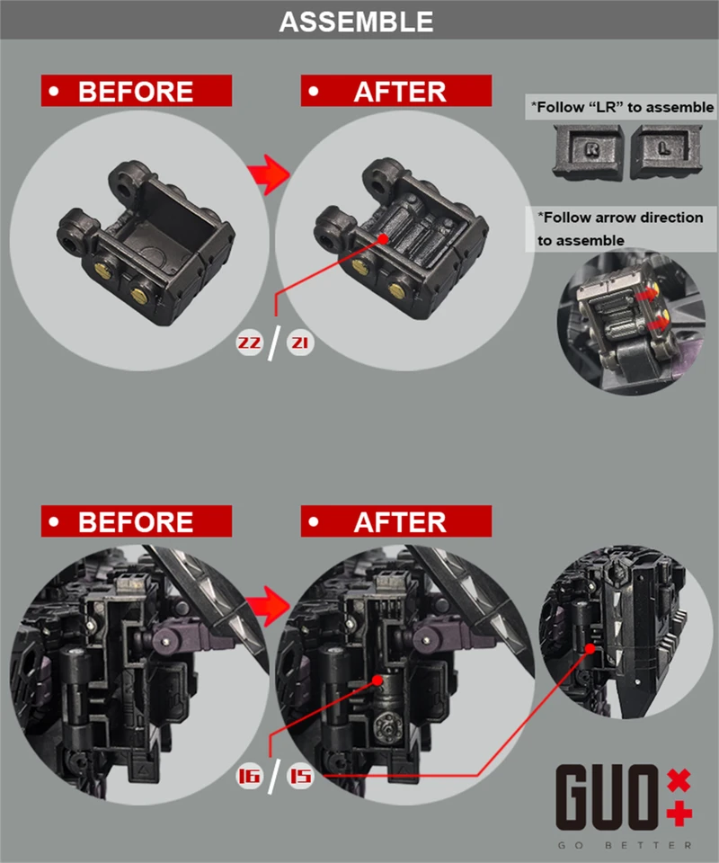 GO BETTER 充填パーツ アップグレードキット AOTP メガトロナス ザ
