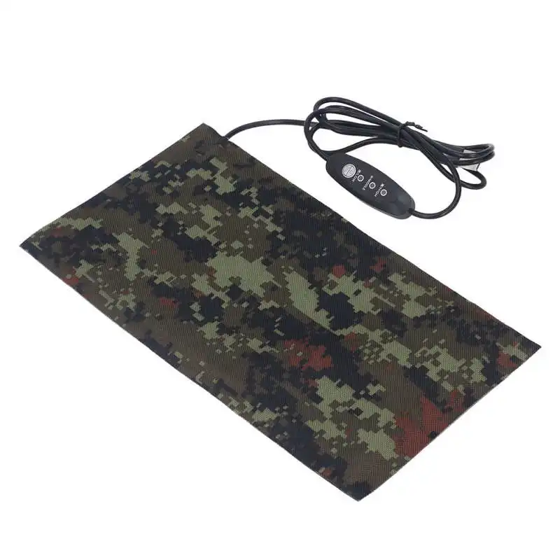 Heater Pad Electric Cloth Heater Carbon Fiber 3 Gears USB Power Supply DC5V Clothing Heating Pad Winter Outdoor Hiking Vest