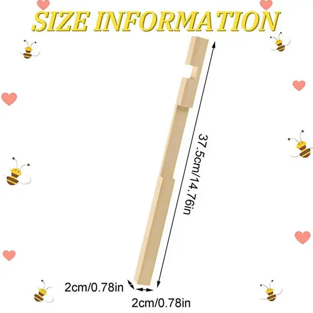 Bejárat Redukáló Fa Kaptár Bejáratvédő Szellőzőnyílás A Méhészeti Dobozokhoz - Image 6