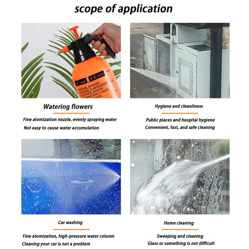 Thickened High-Pressure Garden Watering Can Watering Spray Disinfection Pneumatic Can watering can