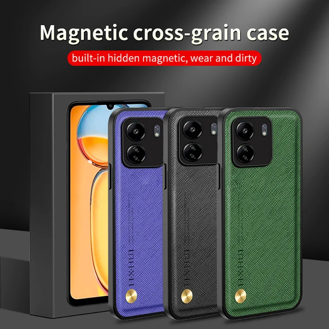 Case For Xiaomi Redmi 13C Cover 13 C luxury Leather Skin Protective Back  Case for Redmi 13C 4G Phone Case Redmi13C Funda - AliExpress
