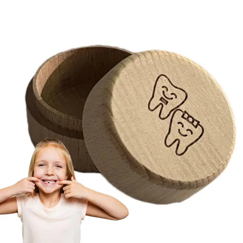 

Tooth Fairy Box For Kids Kids Wooden Fairy Tooth Holder Storage Box Lost Teeth Saver Box Tooth Container For Dropped Teeth Tooth