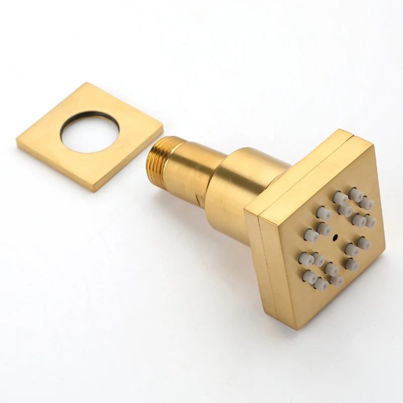 Jet Shower Switch 2 Functions Flow Waterfall High Pressure Massage Sprayer Chrome/Black/Gold/Grey Shower System