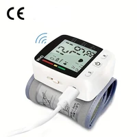 Wrist Cuff  Blood Pressure Monitor Electronic Sphygmomanometer Rechargeable Digital Tensiometer Large Screen Friendly to Elderly 1