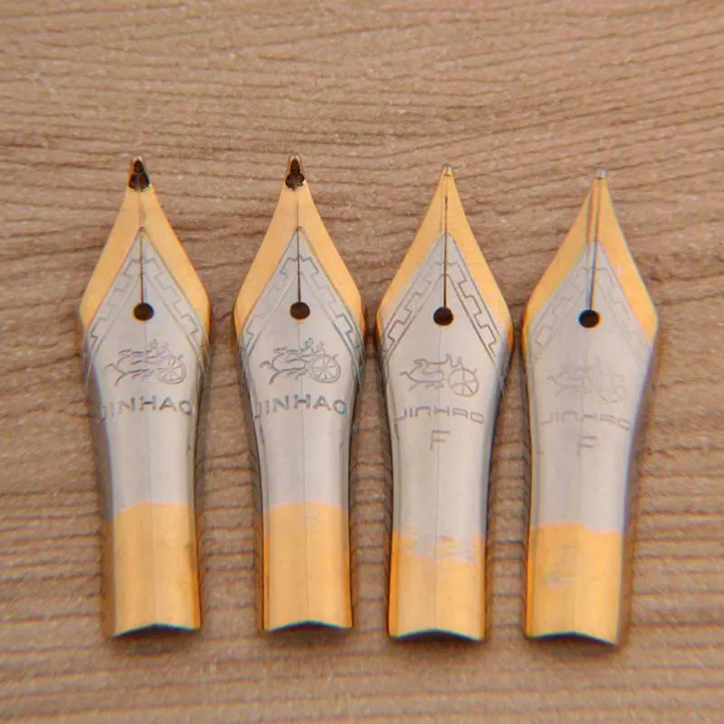 Fountain Pen JINHAO 82 Golden Silver EF F M Bent Business Office School Supplies Ink
