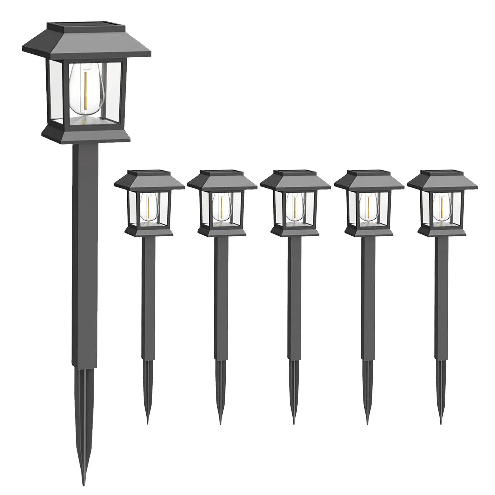 Waterproof Solar Power LED Stake Lights Lamp Outdoor Garden Lawn Path Landscape