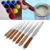 Stainless Steel Inking Paint Mixing Knife Draw Spatula Scrape Texture Scraper Construction Decoration Tools 4