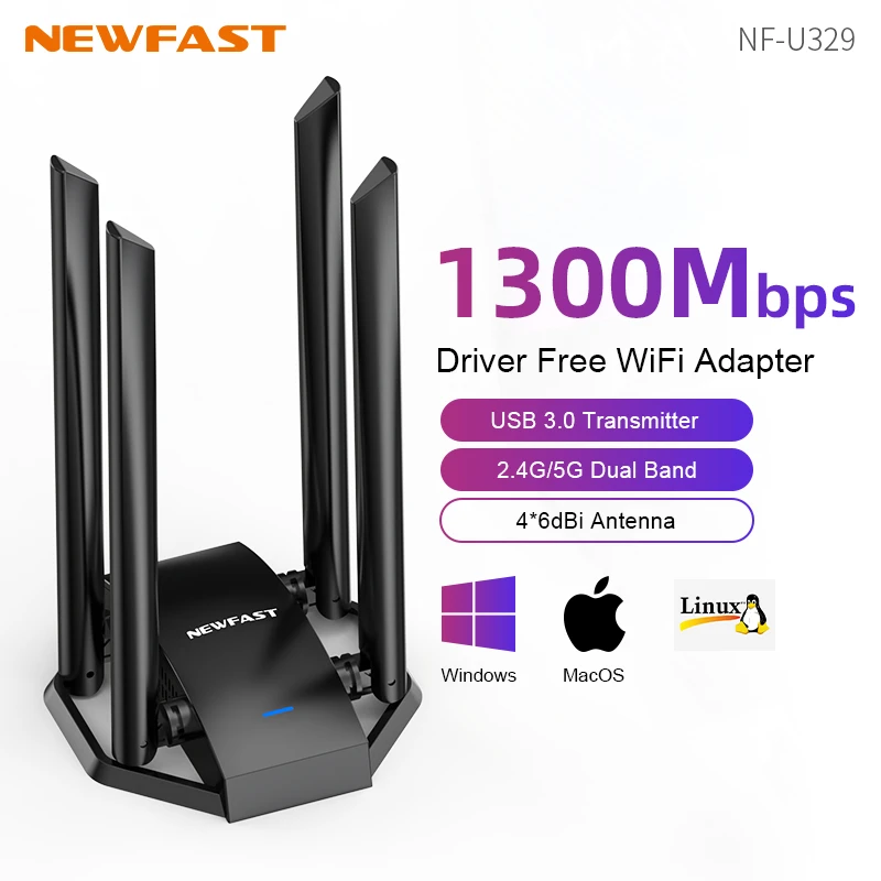 Minifinker carte sans fil WiFi 6E ordinateur portable Prise en charge