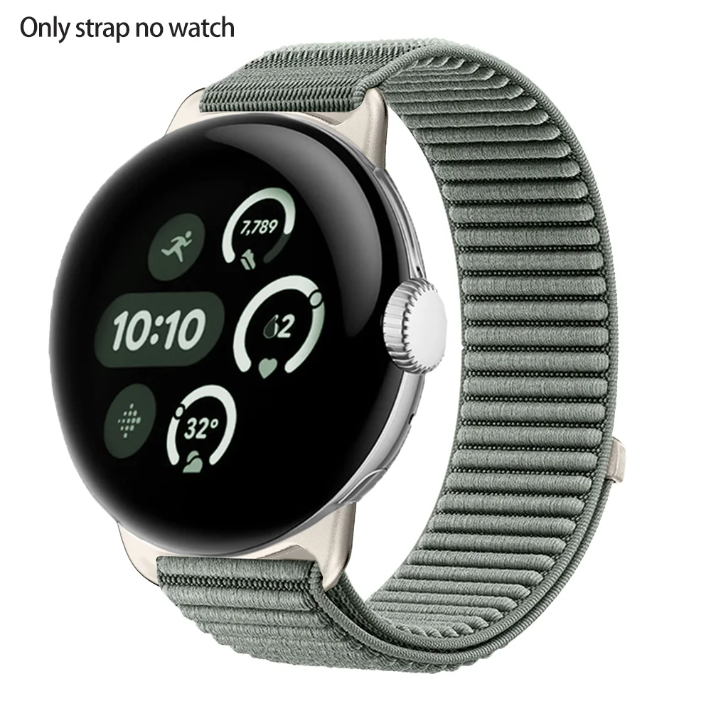 Nylon Loop Sport Strap - Comfortable Braided Bracelet for Smartwatch