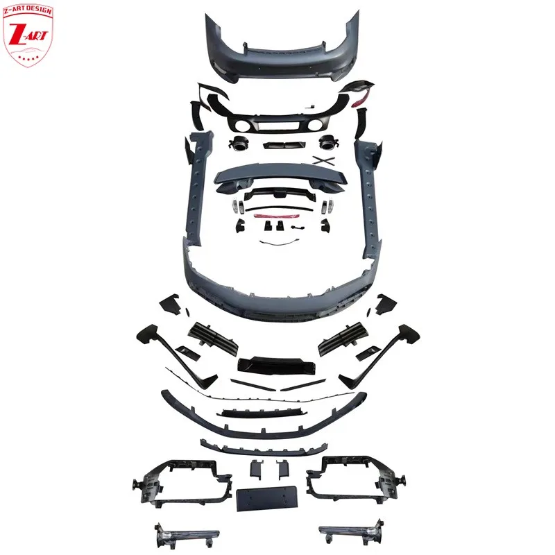 Z-Art Turbo S Body Kit Per Porsche 992 Injection Pp Upgrade Kit Per 911 2019 + Parti Per Lo Styling Dell'Auto