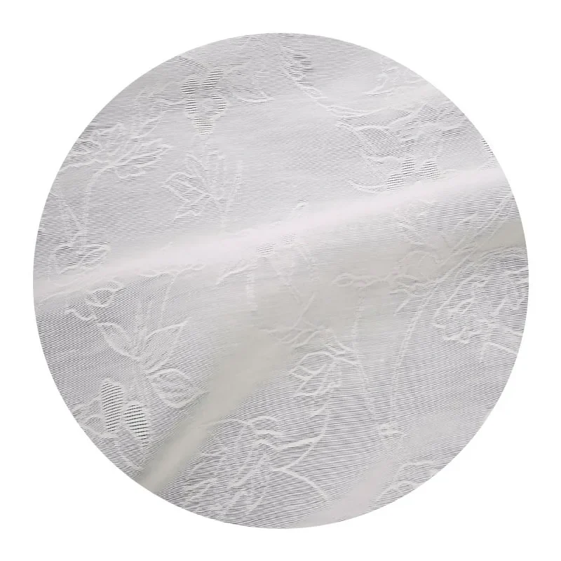 ZP12-L15 Tencel Satin Embroidered Fabric Spring Summer Women's Shirt Dress Cheongsam Clothing Use Cloth Soft Comfortable Fabric