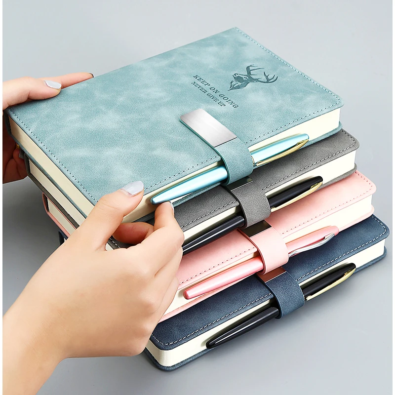 

7 Colors A5 PU Leather Covery Diary Notebook 120 Sheets Lined
