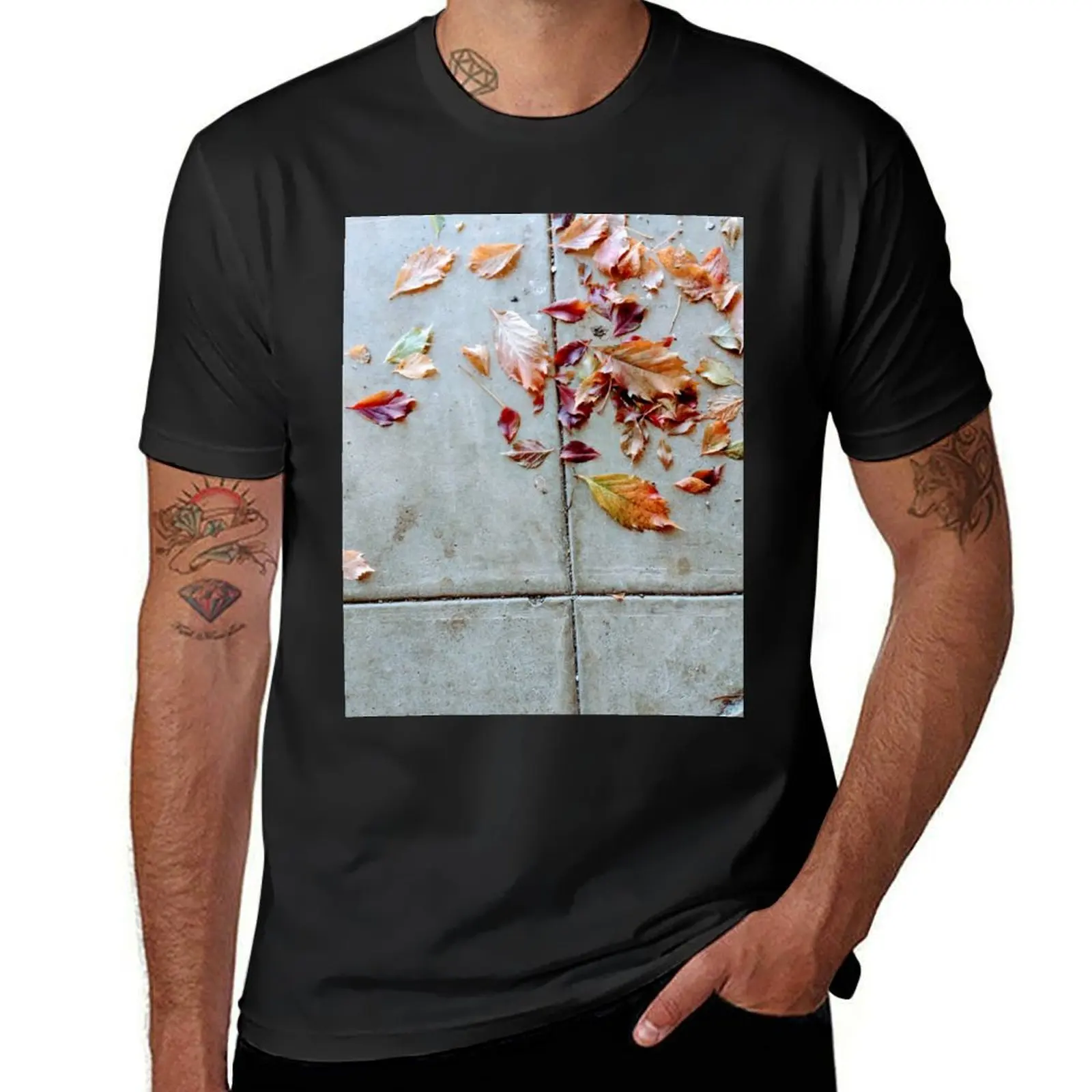 

Fall leavs T-Shirt tees plus sizes plus size tops summer clothes oversized t shirt men