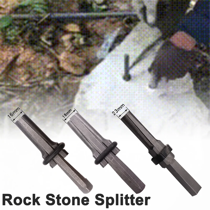 Plug Wedges 16/18/23mm Plug Wedges Feather Shims Concrete Rock Stone Splitter Hand Tools