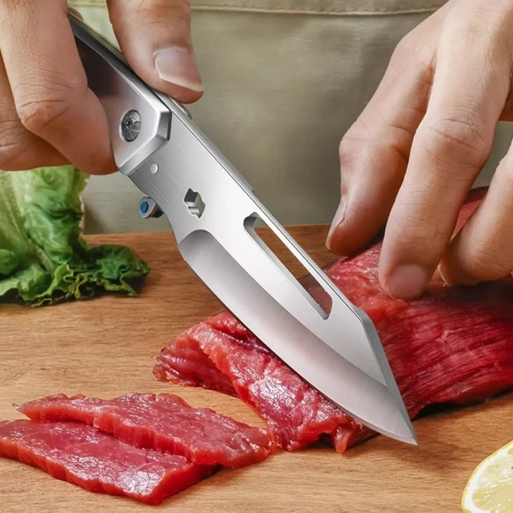 Removable Chicken Bone Scissor with Safety Buckle Stainless Steel Barbecue Scissor Non-slip Handle Kitchen Scissor Outdoor