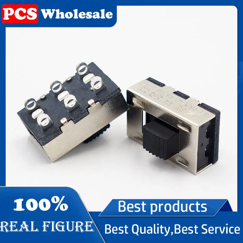 

50PCS Two large current toggle switch 6 feet vertical non-fixed feet 2 6 foot to push the power switch 5 mm high