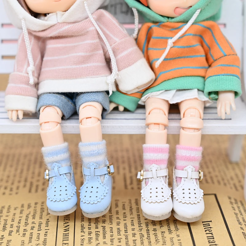 New Ob11 Doll Cute Mary Jane Shoes Dolls Sneakers Shoes Accessories Diy Toys For Penny, Obitsu11, Gsc Body, Ymy, 1/12Bjd Doll 3