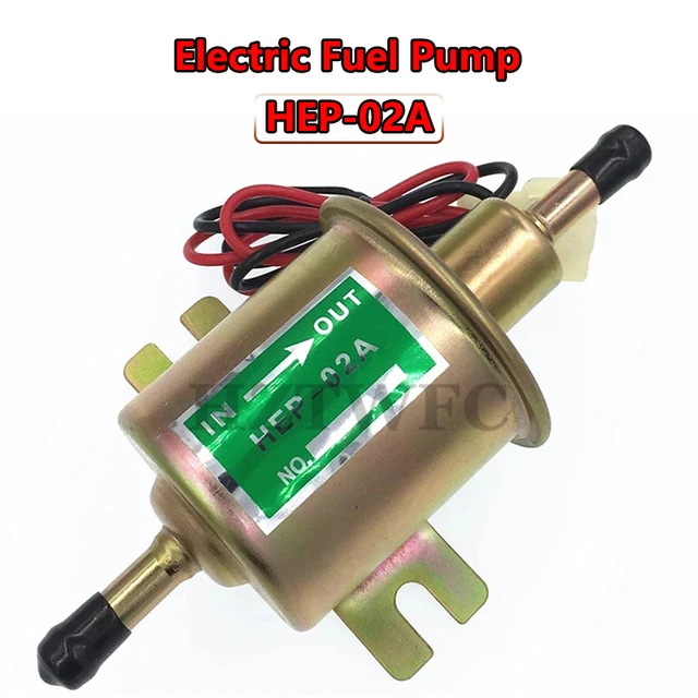 12V pompa del carburante elettrica HEP-02A 12V in linea a bassa