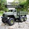 Rc Car Remote Control Truck 1:18 Electric Toy Children Gift 6Wheel Radio-Controlled Off-Road Vehicle 2.4Ghz Military Model 1