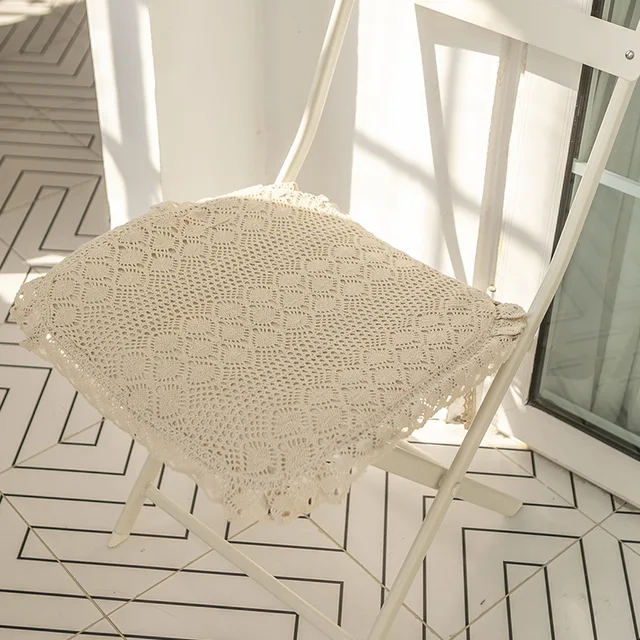 Vintage Vidéki Minimalista Terítő Üreges Szövés Északi Téglalap Alakú Szövet Könnyű Luxus Csipke Asztal - Image 5