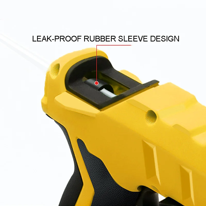40W Electric Glue Gun With 30pcs 7mm Glue Sticks Household DIY Tool Lithium Battery Gun For Bosch Battery (Without Battery)
