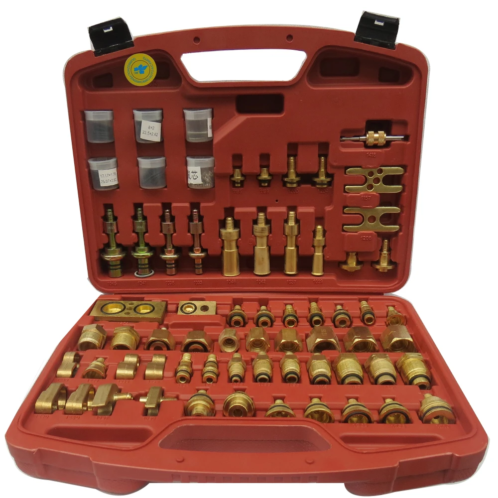 Rilevatore Di Perdite Di Gas Refrigerante Kit Di Test Di Tenuta Del Compressore Aria Condizionata Strumenti Di Riparazione Ac Per Auto Europa America 