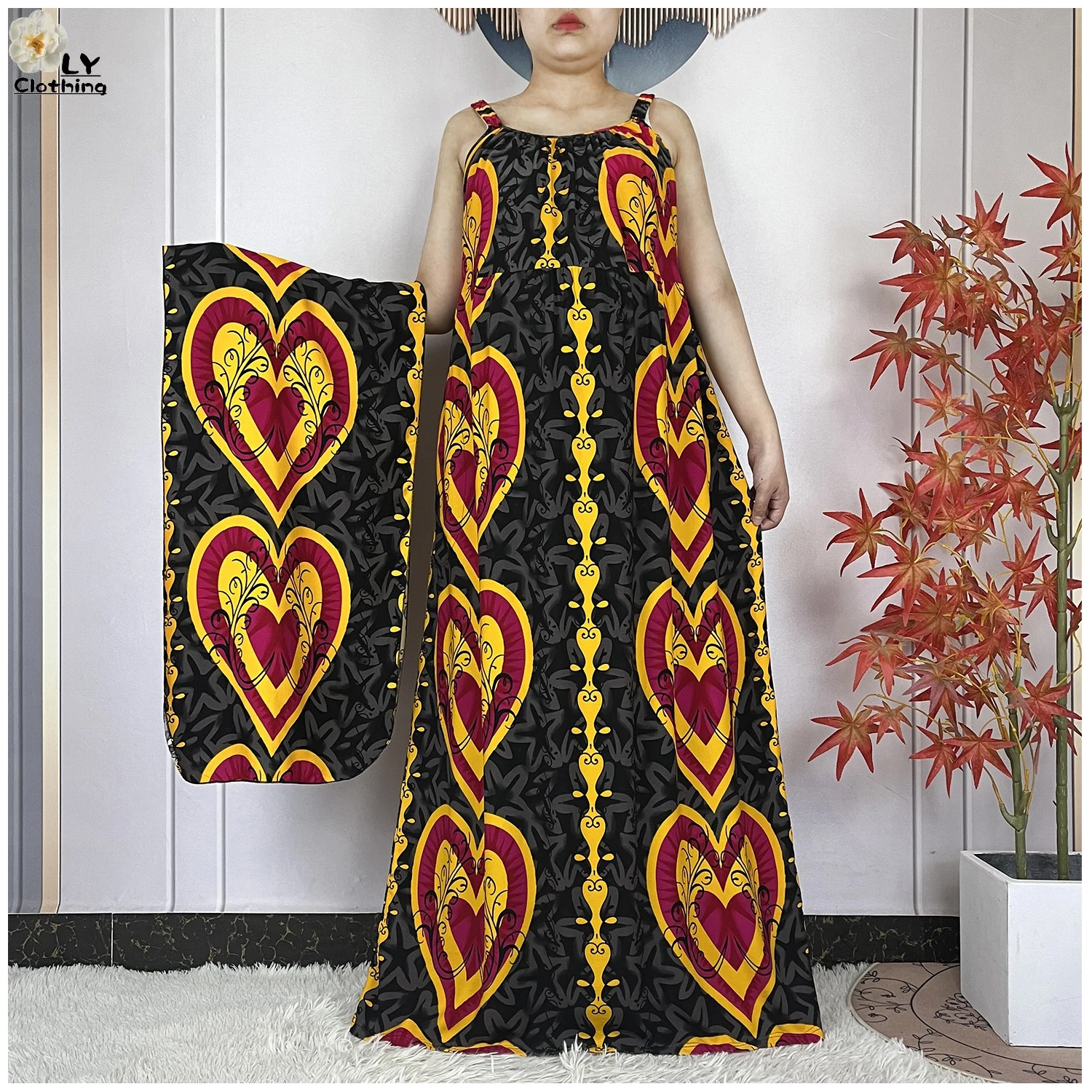 2025 New Fashion Women's Cotton Dress Elegant Dubai Summer Sleeveless Dress African Dashiki Maxi Lady Robe Loose Kaftan Vestidos 1