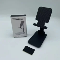 Universal Adjustable Stand for Phones & Tablets - Foldable, Portable Holder for Bed or Desk (Black)