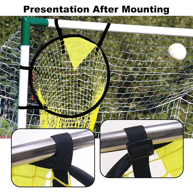 Football Training Shooting Target Net Soccer Practice Shot net Free Kick Practice Shooting Net Youth Soccer Training Equipment 2