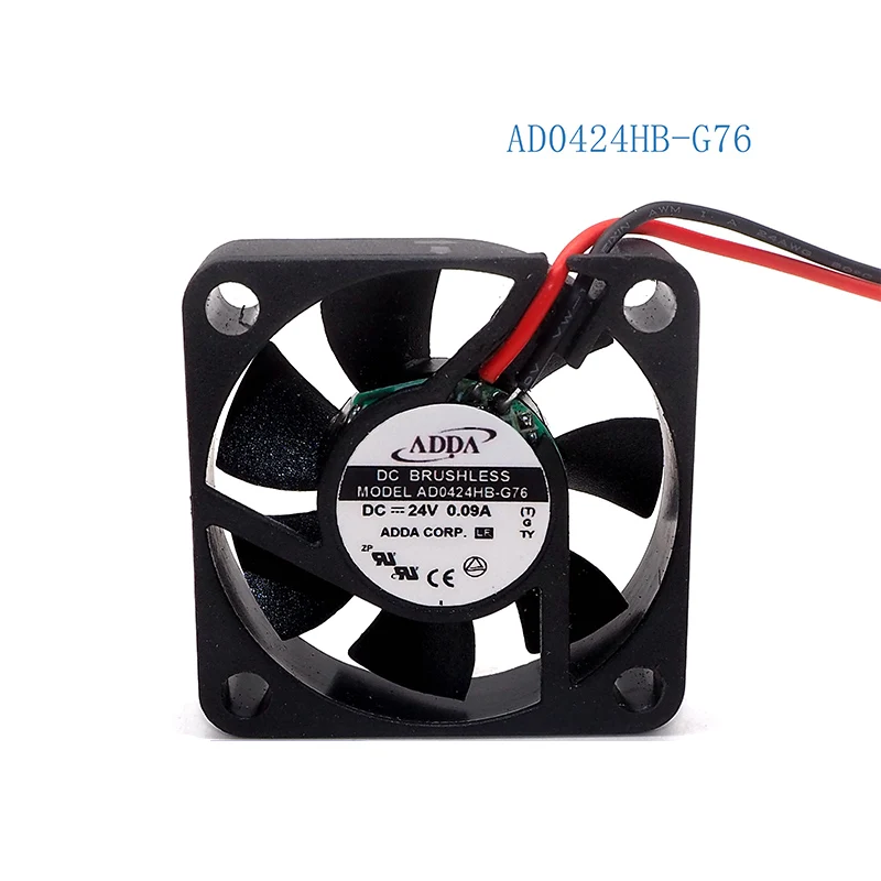for ADDA AD0424HB-G76 4010 24V 0.09A Ultra-quiet cooling fan 