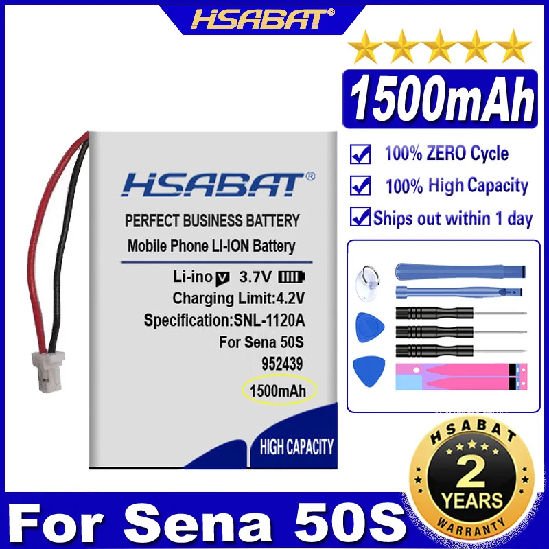 Battery For Octelect Sena 50S 30K SMH-5 SMH10 / SMART HJC 10B / 10S 20S S10 S20 20S EVO Wireless Headset