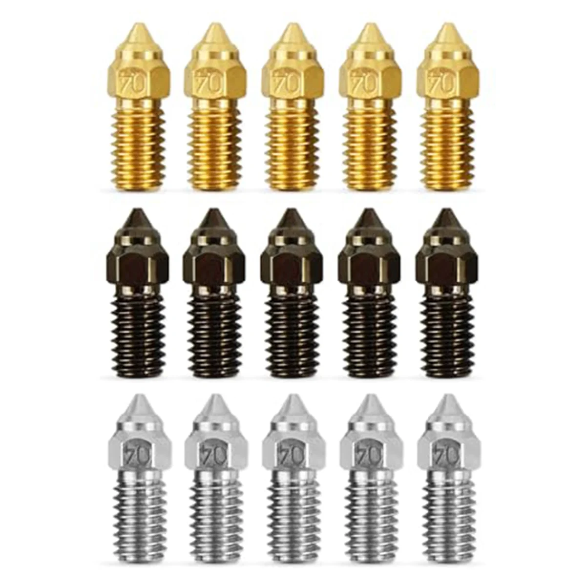 

15 шт., насадки для 3D-принтера ElegooNeptune, 0,4 мм