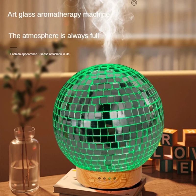 Disco Ball Diffuser Rotatable With 7 Color Mood Light - Disco Ball Decor  Multi-Purpose Disco Diffuser - AliExpress