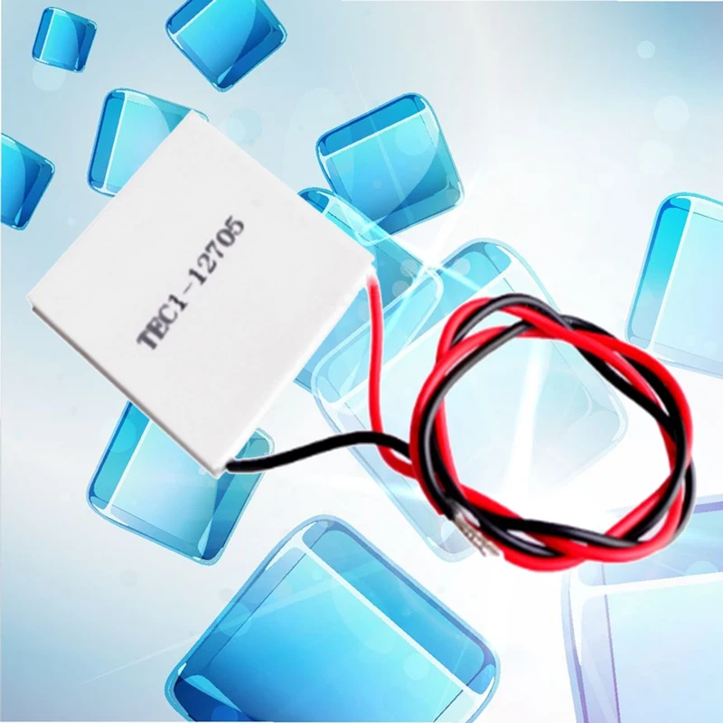 TEC1-12705 열전 냉각기 펠티에, 냉각기 방열기용 펠티에 요소 모듈, 40x40mm, TEC12705