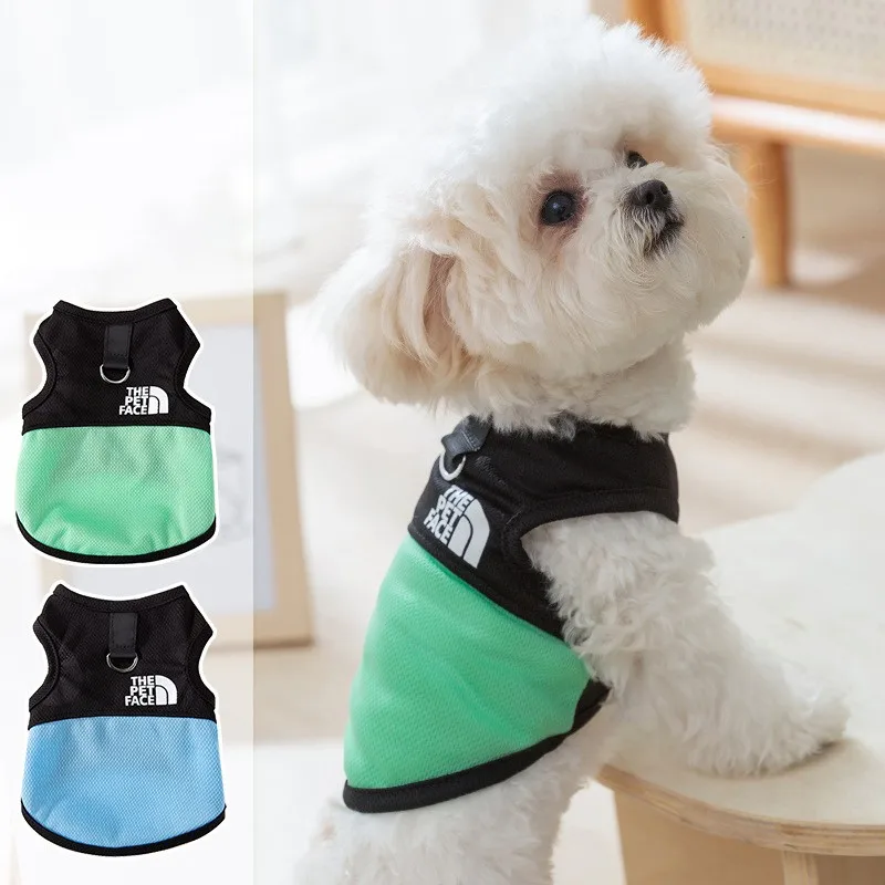 

The Pet Face Dog Clothes Mesh Thin Summer Dog Vest For Small And Medium Chihuahua French Bulldog Pure Cotton T-shirt Puppy