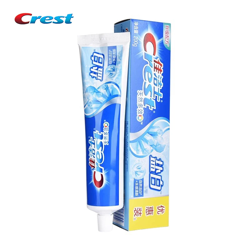 Crest Salt Whitening Toothpaste Adult Teeth Whitening Dental Tooth Paste Oral Hygiene Clean Fresh Breath Mint toothpaste 200g