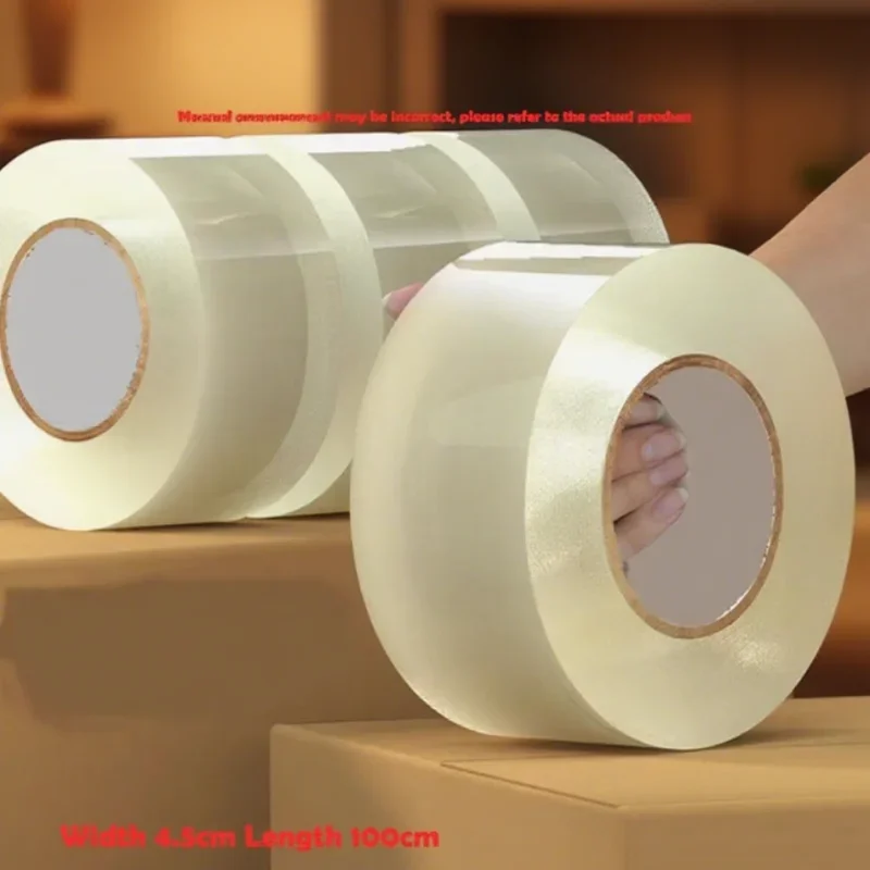 Packing Tape Low-noise silent transparent strong adhesion BOPP logistics packaging sealing glue office