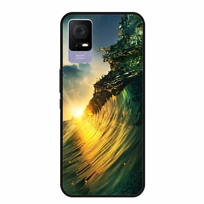 Fashionable Soft TPU Silicone Phone Cover - Stylish Painted Bumper Case