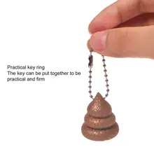 

2Pcs Stress Reliever Toy Novelty Soft Portable Poops Tactile Fidget Toy Keychain Tactile Toy for Backpack